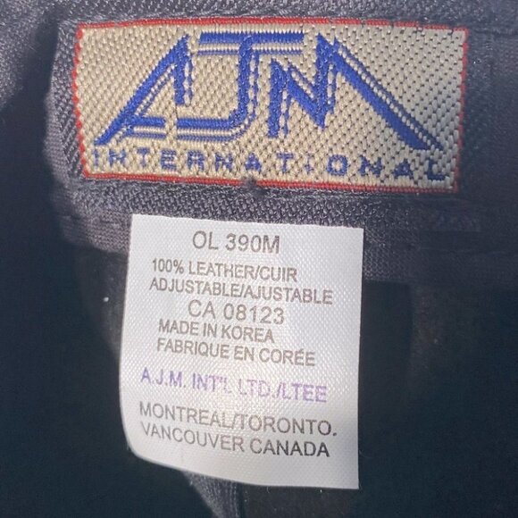 Vintage Black Leather Hartwell Oilfield Hat - Picture 7 of 9